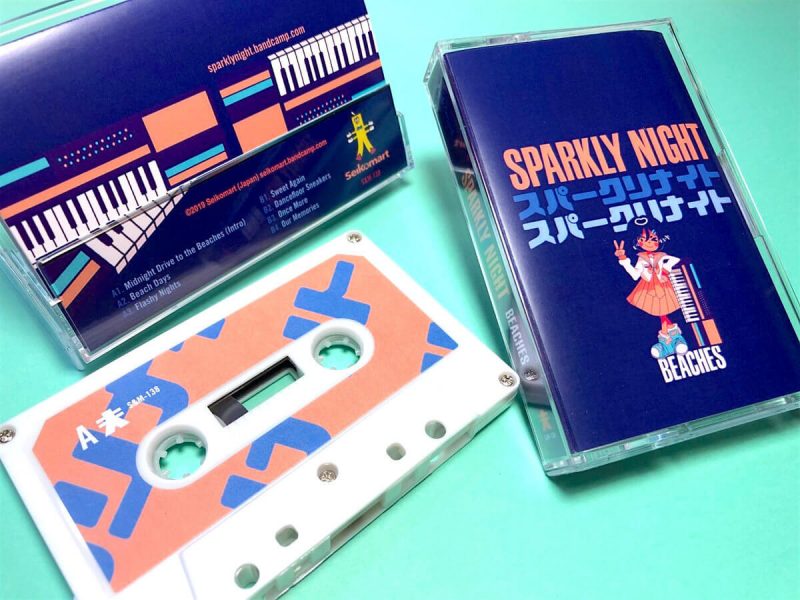 Sparkly Night Beaches Cassette